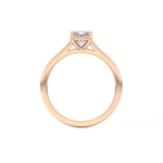 Radiant Cut 1.21 Carat Moissanite Ring – Solitaire Style in Gold