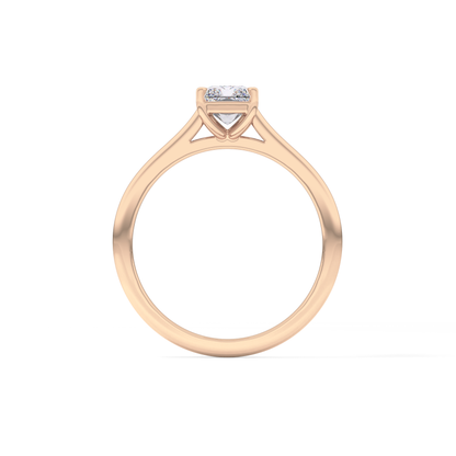 Radiant Cut 1.21 Carat Moissanite Ring – Solitaire Style in Gold
