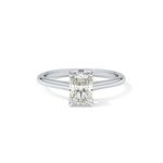 Radiant Cut 1.21 Carat Moissanite Ring – Solitaire Style in Gold