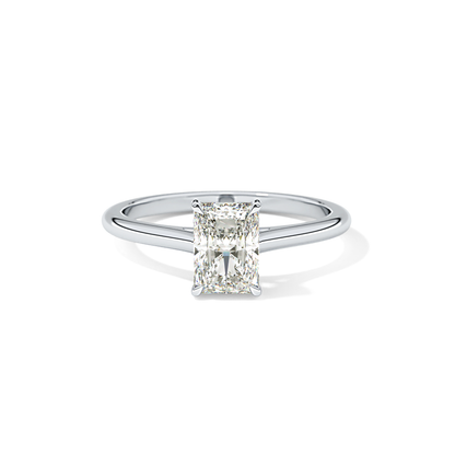 Radiant Cut 1.21 Carat Moissanite Ring – Solitaire Style in Gold