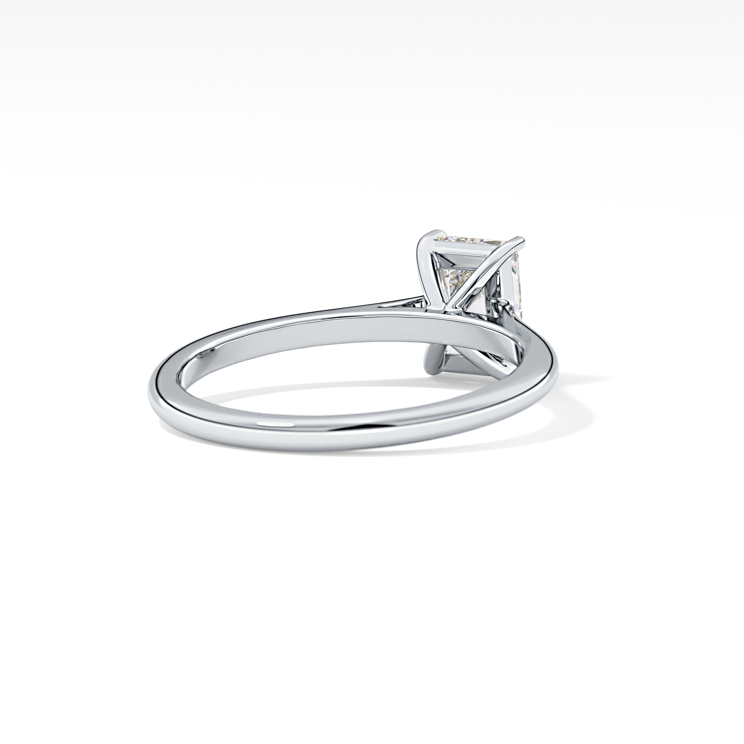 Radiant Cut 1.21 Carat Moissanite Ring – Solitaire Style in Gold