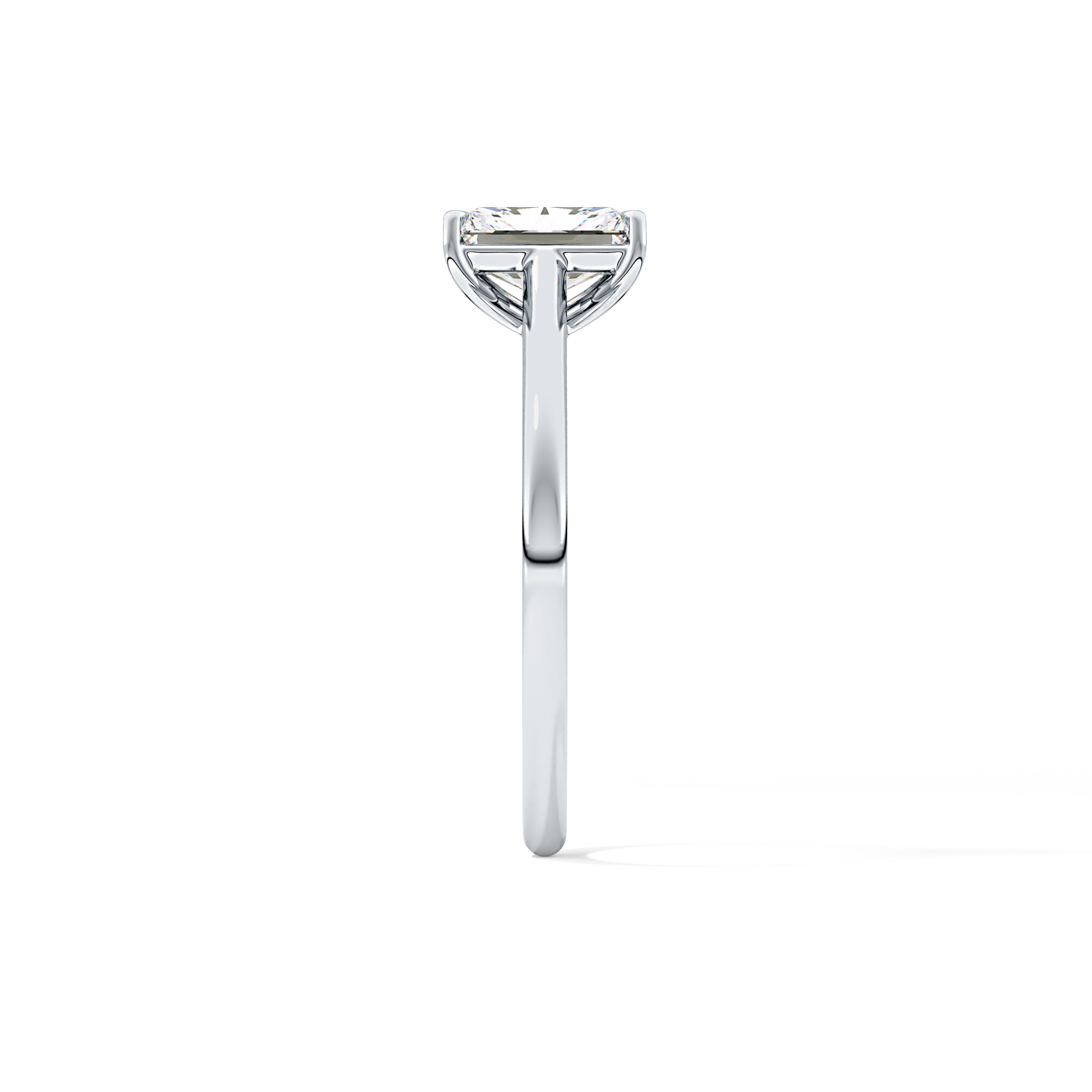Radiant Cut 1.21 Carat Moissanite Ring – Solitaire Style in Gold