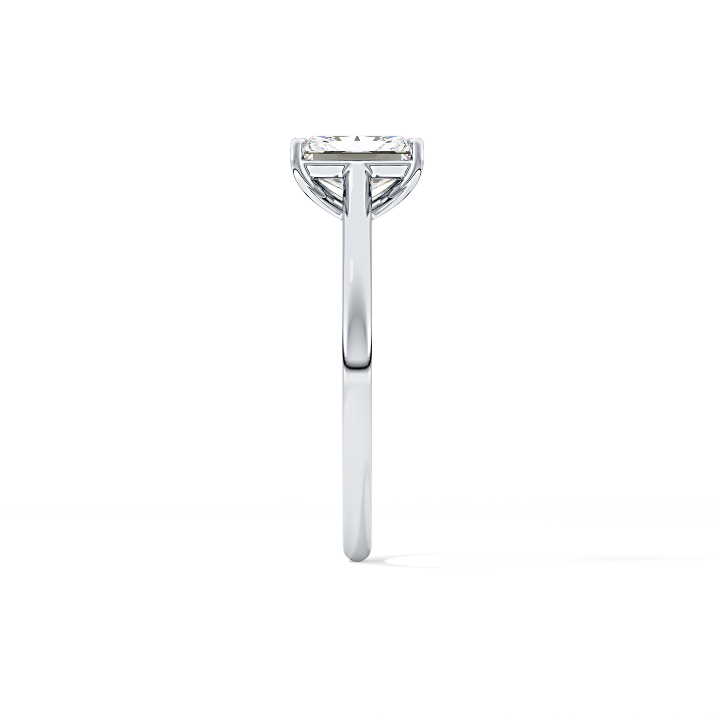 Radiant Cut 1.21 Carat Moissanite Ring – Solitaire Style in Gold