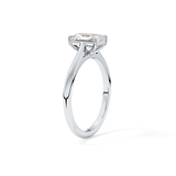 Radiant Cut 1.21 Carat Moissanite Ring – Solitaire Style in Gold