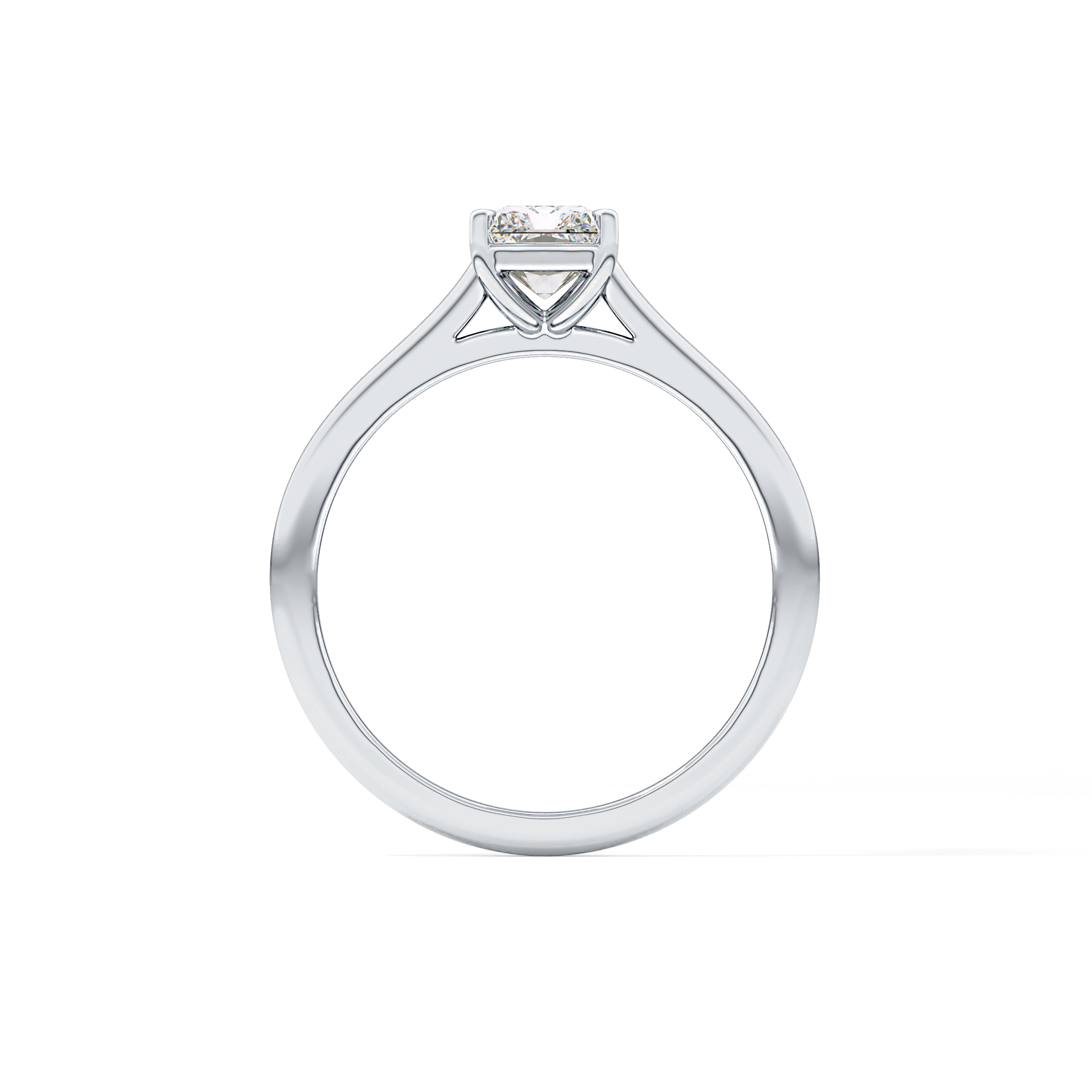 Radiant Cut 1.21 Carat Moissanite Ring – Solitaire Style in Gold