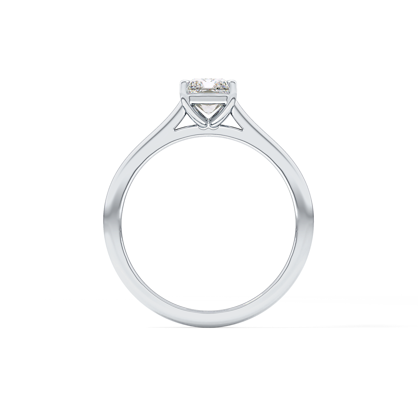 Radiant Cut 1.21 Carat Moissanite Ring – Solitaire Style in Gold