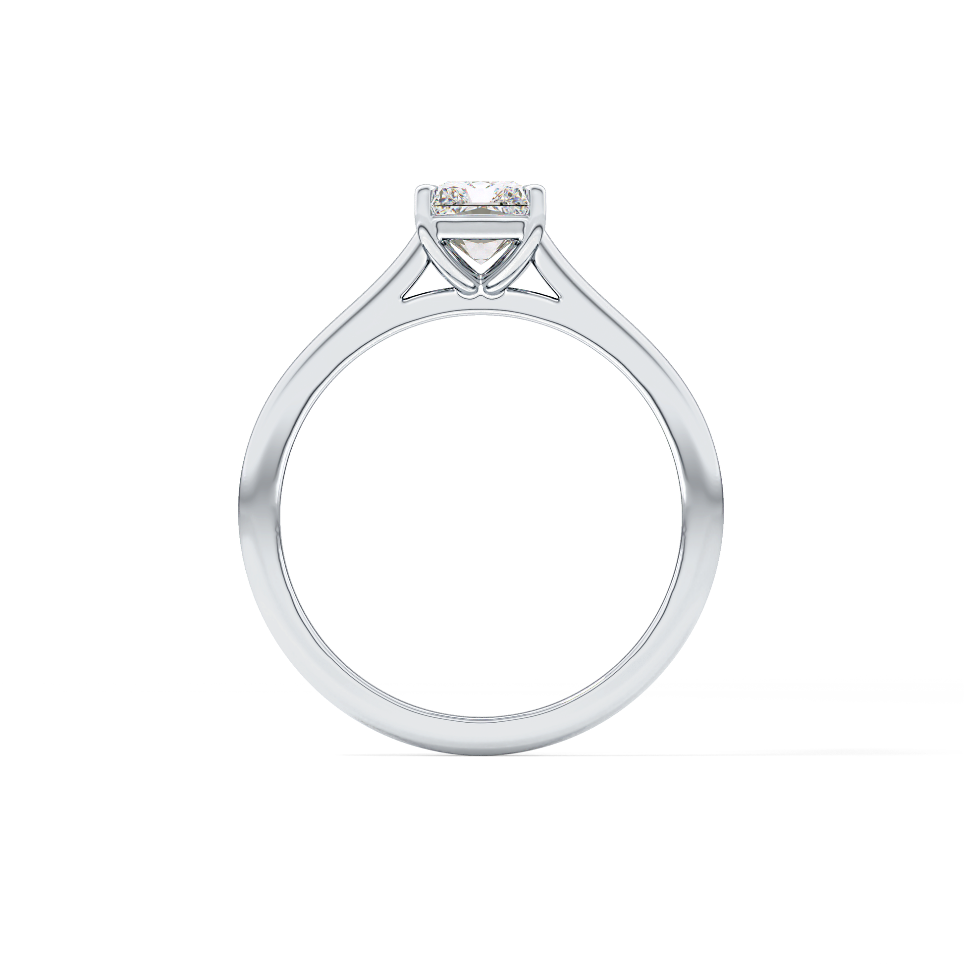 Radiant Cut 1.21 Carat Moissanite Ring – Solitaire Style in Gold