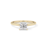 Princess Cut 1.04 Carat Moissanite Ring – Solitaire Style in Gold
