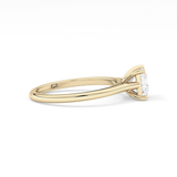Princess Cut 1.04 Carat Moissanite Ring – Solitaire Style in Gold