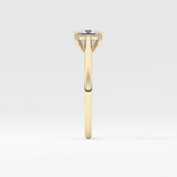 Princess Cut 1.04 Carat Moissanite Ring – Solitaire Style in Gold