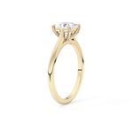 Princess Cut 1.04 Carat Moissanite Ring – Solitaire Style in Gold