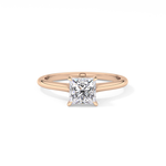 Princess Cut 1.04 Carat Moissanite Ring – Solitaire Style in Gold