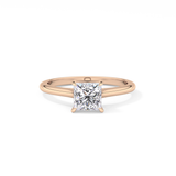 Princess Cut 1.04 Carat Moissanite Ring – Solitaire Style in Gold