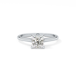 Princess Cut 1.04 Carat Moissanite Ring – Solitaire Style in Gold