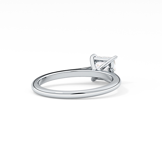 Princess Cut 1.04 Carat Moissanite Ring – Solitaire Style in Gold