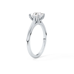Princess Cut 1.04 Carat Moissanite Ring – Solitaire Style in Gold