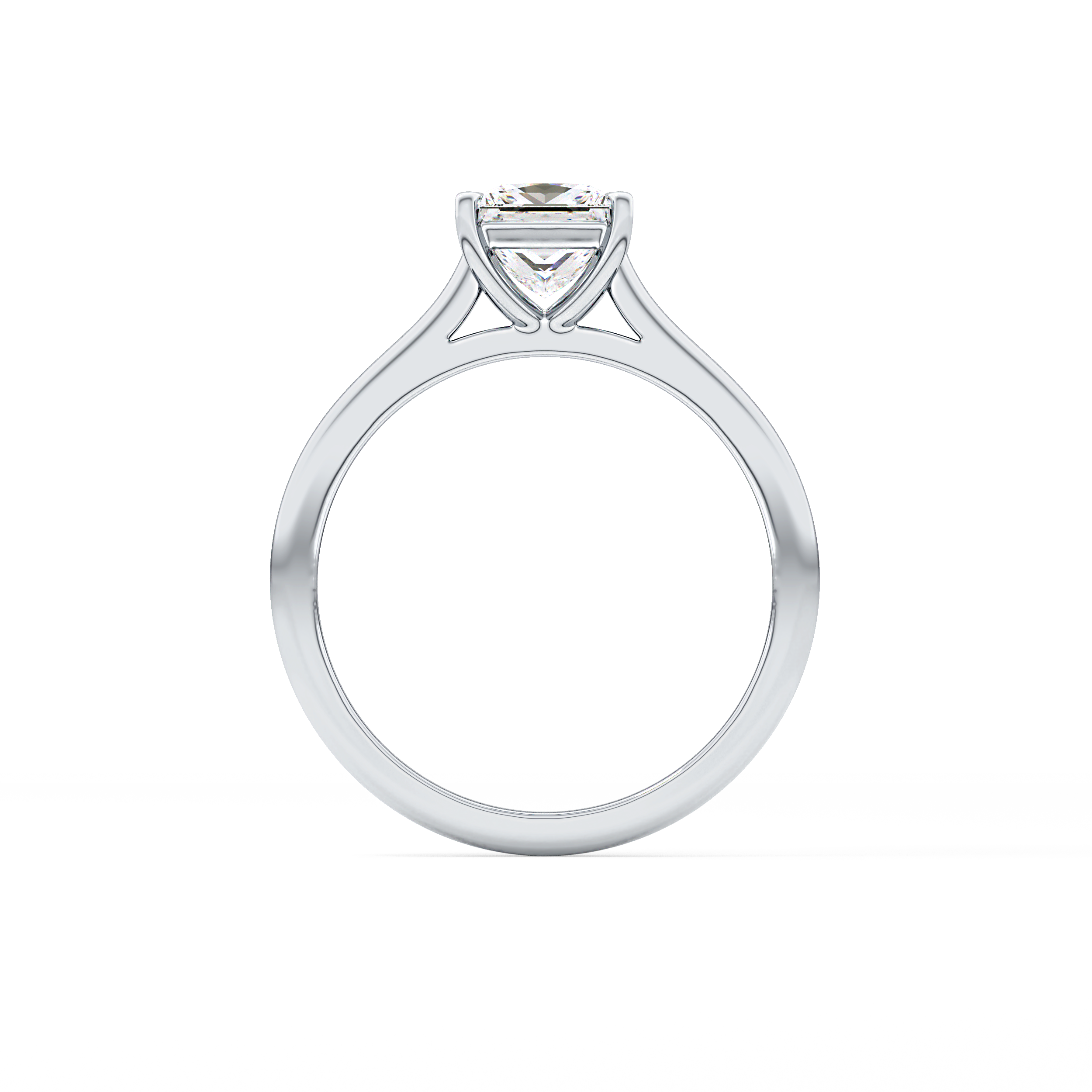 Princess Cut 1.04 Carat Moissanite Ring – Solitaire Style in Gold