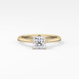 Princess Cut 1.04 Carat Moissanite Ring – Solitaire Setting in Gold 7