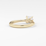 Princess Cut 1.04 Carat Moissanite Ring – Solitaire Setting in Gold 8