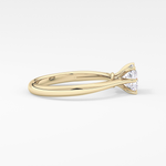 Princess Cut 1.04 Carat Moissanite Ring – Solitaire Setting in Gold 9