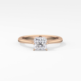 Princess Cut 1.04 Carat Moissanite Ring – Solitaire Setting in Gold 13