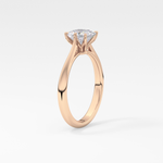 Princess Cut 1.04 Carat Moissanite Ring – Solitaire Setting in Gold 17