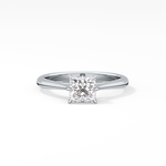 Princess Cut 1.04 Carat Moissanite Ring – Solitaire Setting in Gold 1