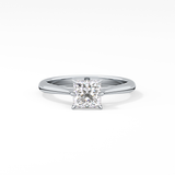 Princess Cut 1.04 Carat Moissanite Ring – Solitaire Setting in Gold 1