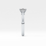 Princess Cut 1.04 Carat Moissanite Ring – Solitaire Setting in Gold 6