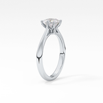 Princess Cut 1.04 Carat Moissanite Ring – Solitaire Setting in Gold 5