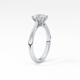 Princess Cut 1.04 Carat Moissanite Ring – Solitaire Setting in Gold 5
