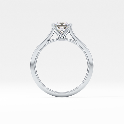Princess Cut 1.04 Carat Moissanite Ring – Solitaire Setting in Gold