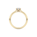 Marquise Cut 0.82 Carat Moissanite Ring – Solitaire Setting in Gold