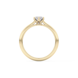 Marquise Cut 0.82 Carat Moissanite Ring – Solitaire Setting in Gold