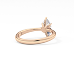 Marquise Cut 0.82 Carat Moissanite Ring – Solitaire Setting in Gold