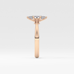 Marquise Cut 0.82 Carat Moissanite Ring – Solitaire Setting in Gold