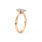 Marquise Cut 0.82 Carat Moissanite Ring – Solitaire Setting in Gold