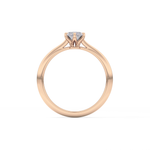 Marquise Cut 0.82 Carat Moissanite Ring – Solitaire Setting in Gold
