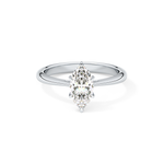 Marquise Cut 0.82 Carat Moissanite Ring – Solitaire Setting in Gold