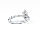 Marquise Cut 0.82 Carat Moissanite Ring – Solitaire Setting in Gold