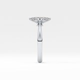 Marquise Cut 0.82 Carat Moissanite Ring – Solitaire Setting in Gold