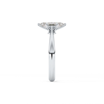 Marquise Cut 0.82 Carat Moissanite Ring – Solitaire Setting in Gold