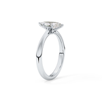 Marquise Cut 0.82 Carat Moissanite Ring – Solitaire Setting in Gold