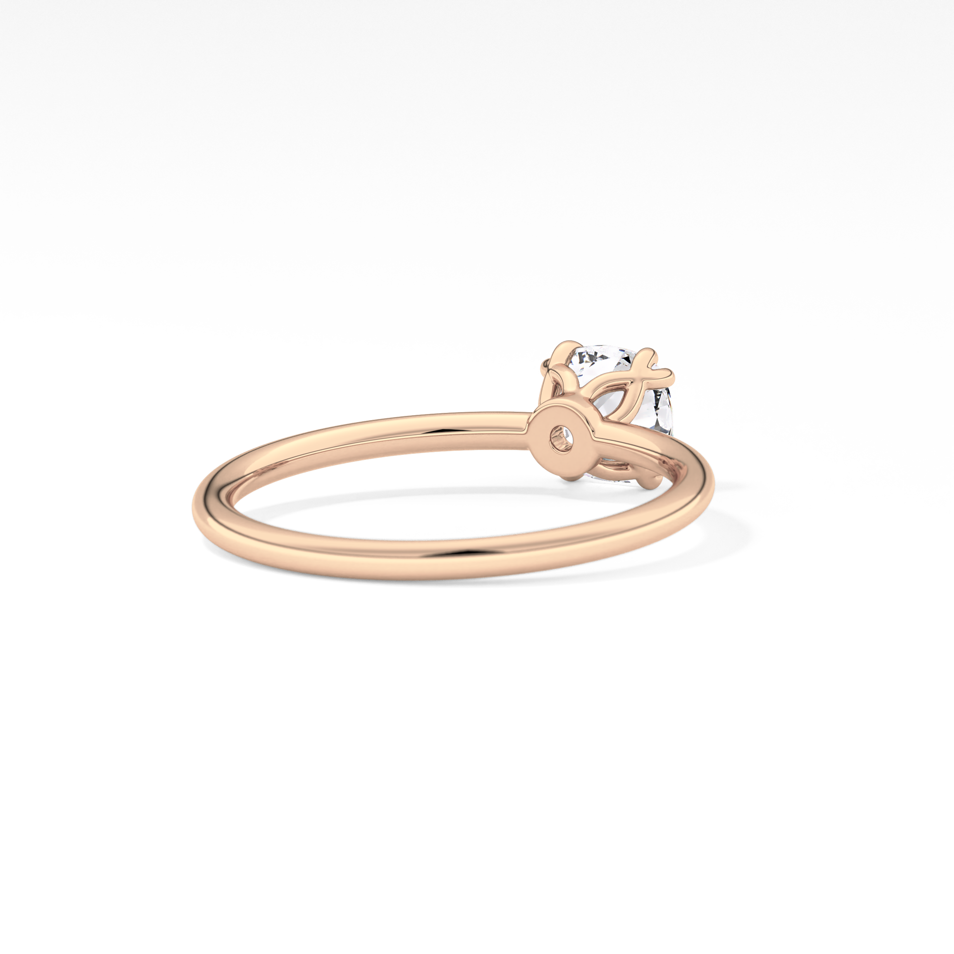 Cushion Cut 1.04 Carat Moissanite Ring – Solitaire Style in Gold