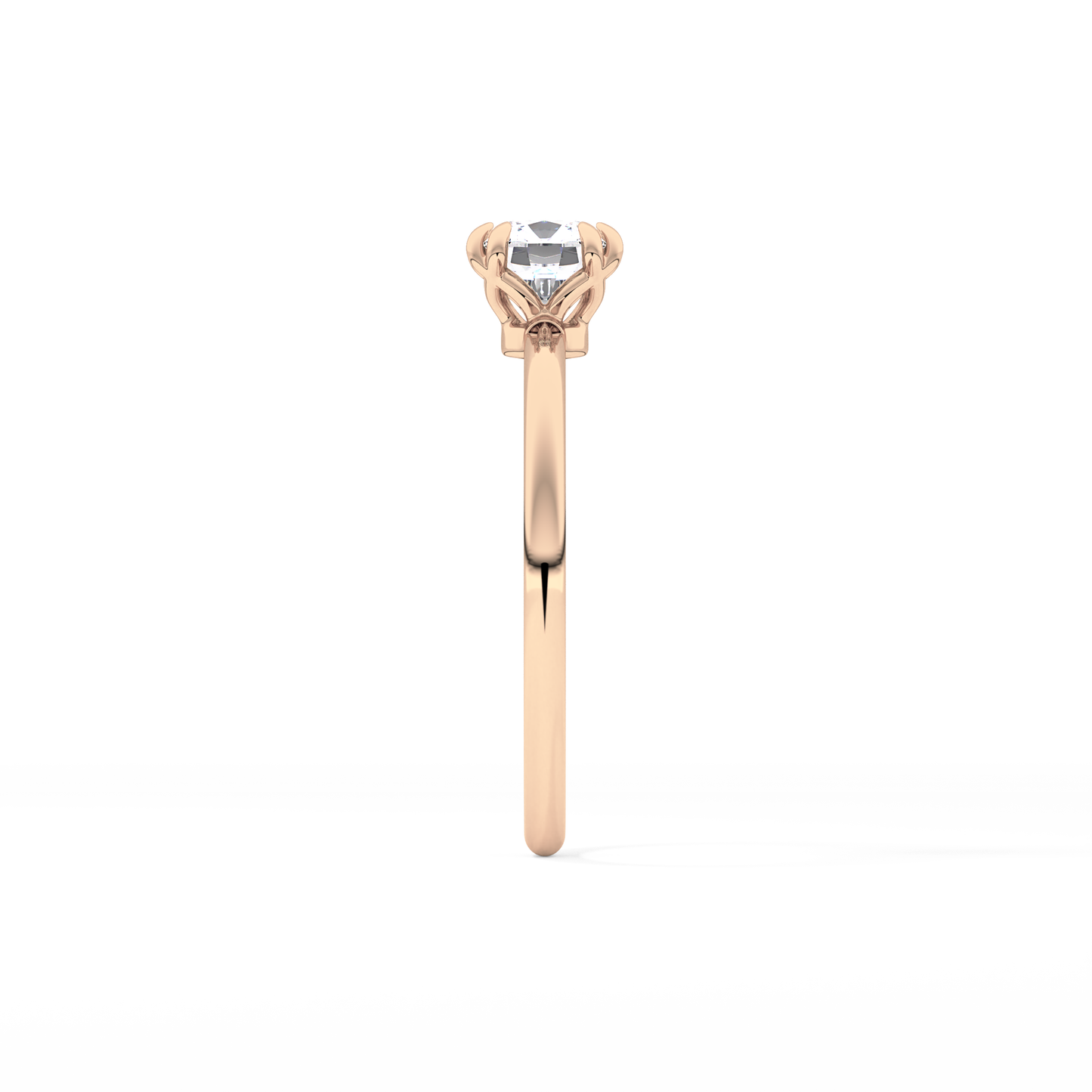 Cushion Cut 1.04 Carat Moissanite Ring – Solitaire Style in Gold