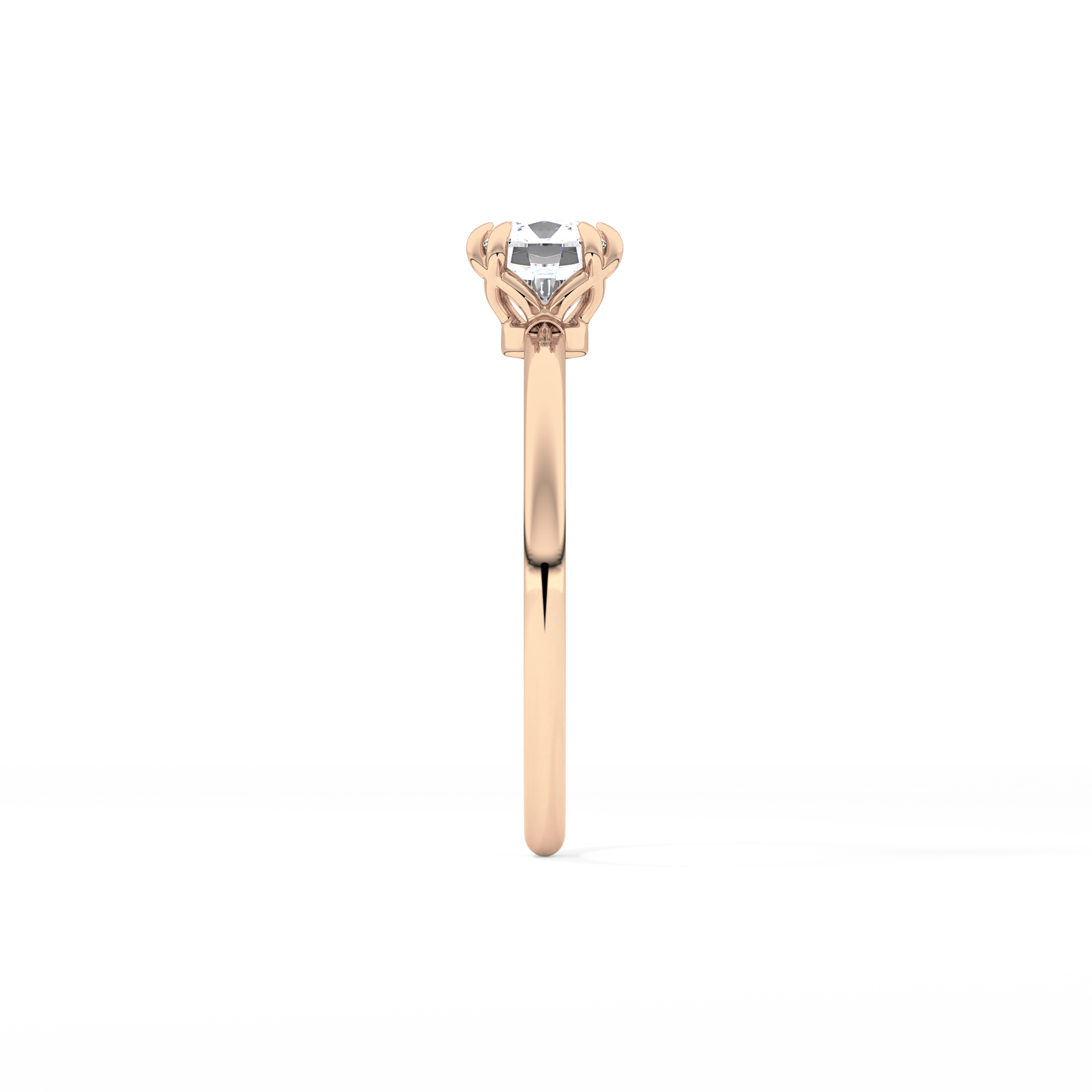 Cushion Cut 1.04 Carat Moissanite Ring – Solitaire Style in Gold