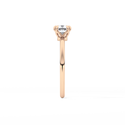 Cushion Cut 1.04 Carat Moissanite Ring – Solitaire Style in Gold