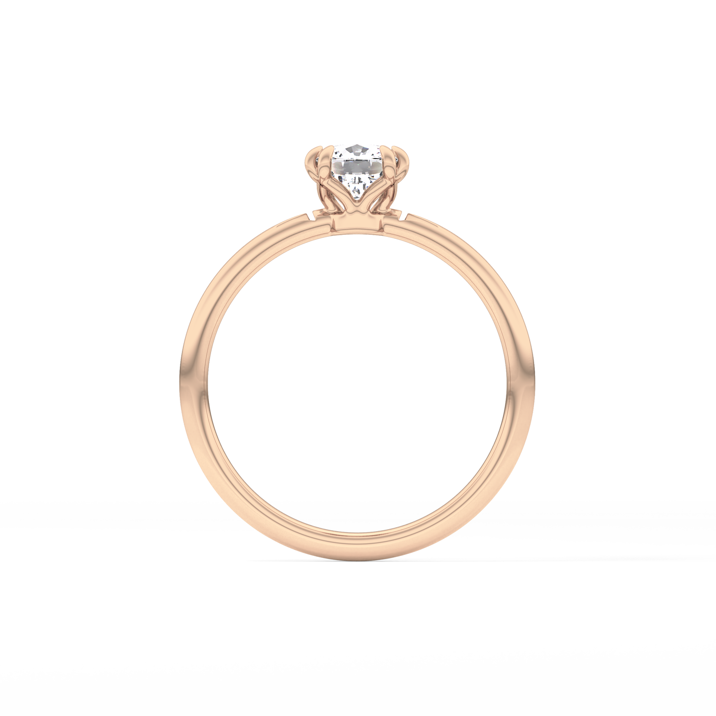 Cushion Cut 1.04 Carat Moissanite Ring – Solitaire Style in Gold