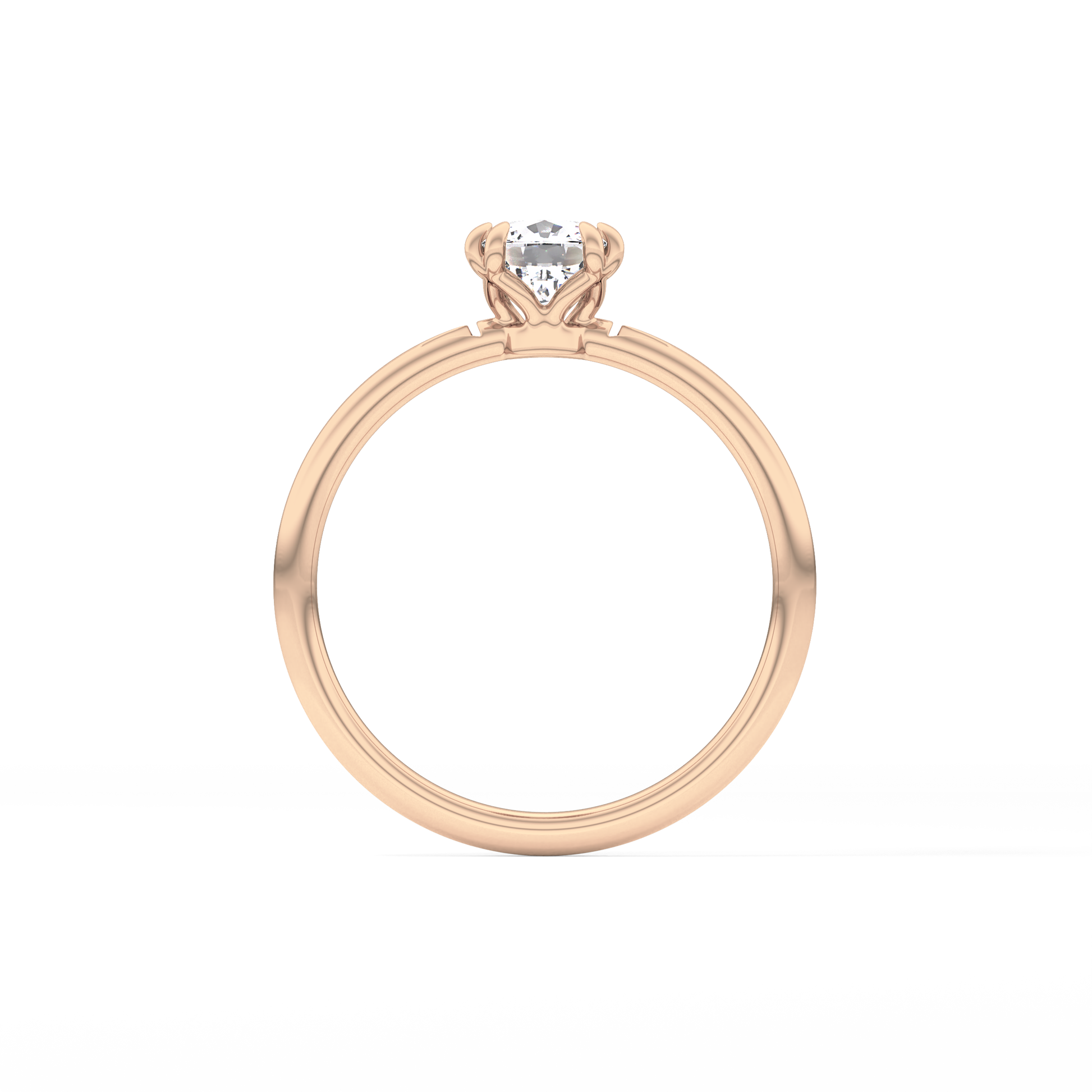Cushion Cut 1.04 Carat Moissanite Ring – Solitaire Style in Gold
