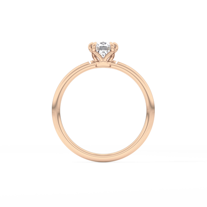 Cushion Cut 1.04 Carat Moissanite Ring – Solitaire Style in Gold
